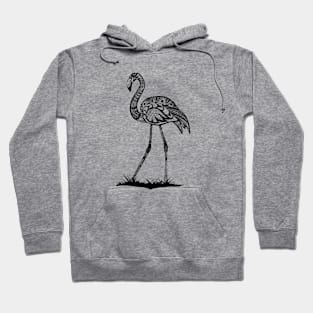 The flamingo sharpie art Hoodie